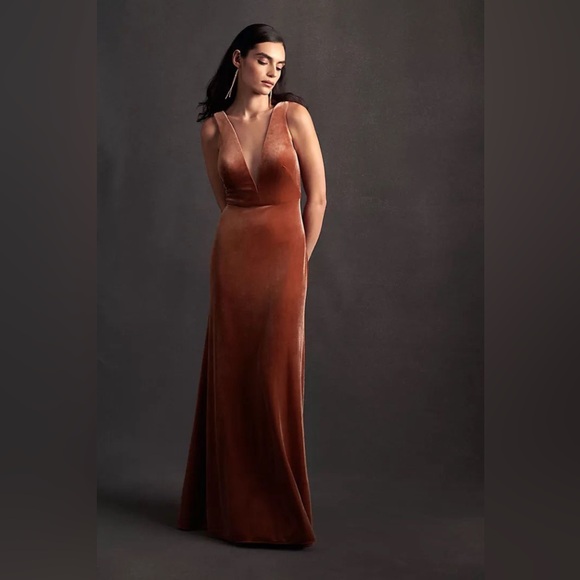Jenny Yoo Dresses & Skirts - Jenny Yoo Logan Velvet Dress